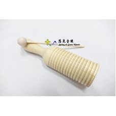One-Tone Woodblock with Guiro 單音響筒連刮瓜